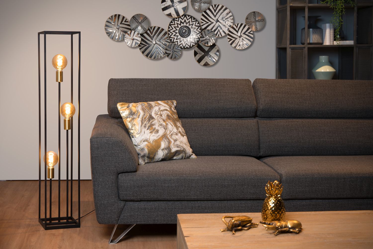Lucide RUBEN - Floor Lamp - E27 - Black